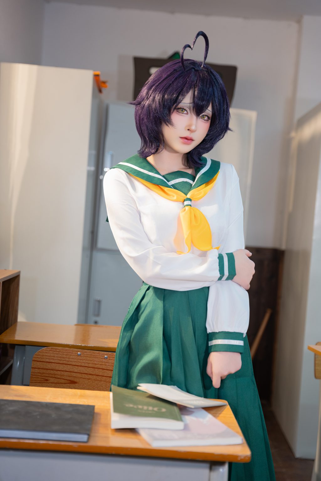 知名动漫博主@清水由乃 憧憬成为魔法少女 柊舞缇娜JK [81P-1.79GB] 网红写真-第2张