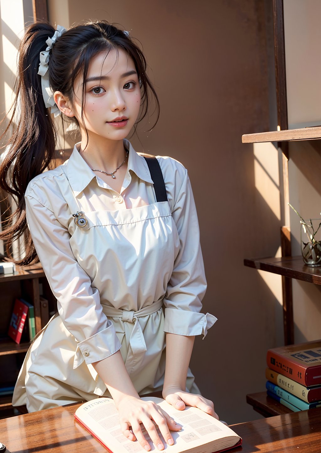 [AI绘画] 艺术系的实习生 [39P/189MB] AI美女-第2张