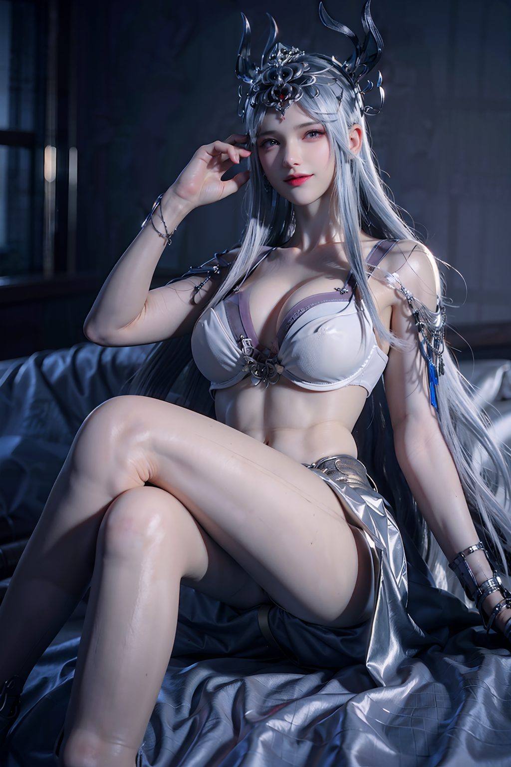 [AI绘画] 连体嘿丝 [22P/150MB] AI美女-第1张