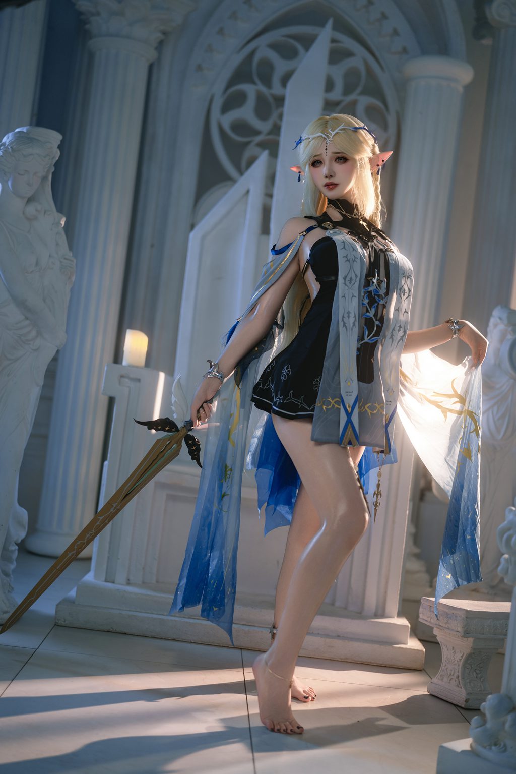 微博人气Coser@阿薰kaOri 鸣潮 卡提希娅[164P-4V-2.80G] 网红写真-第1张