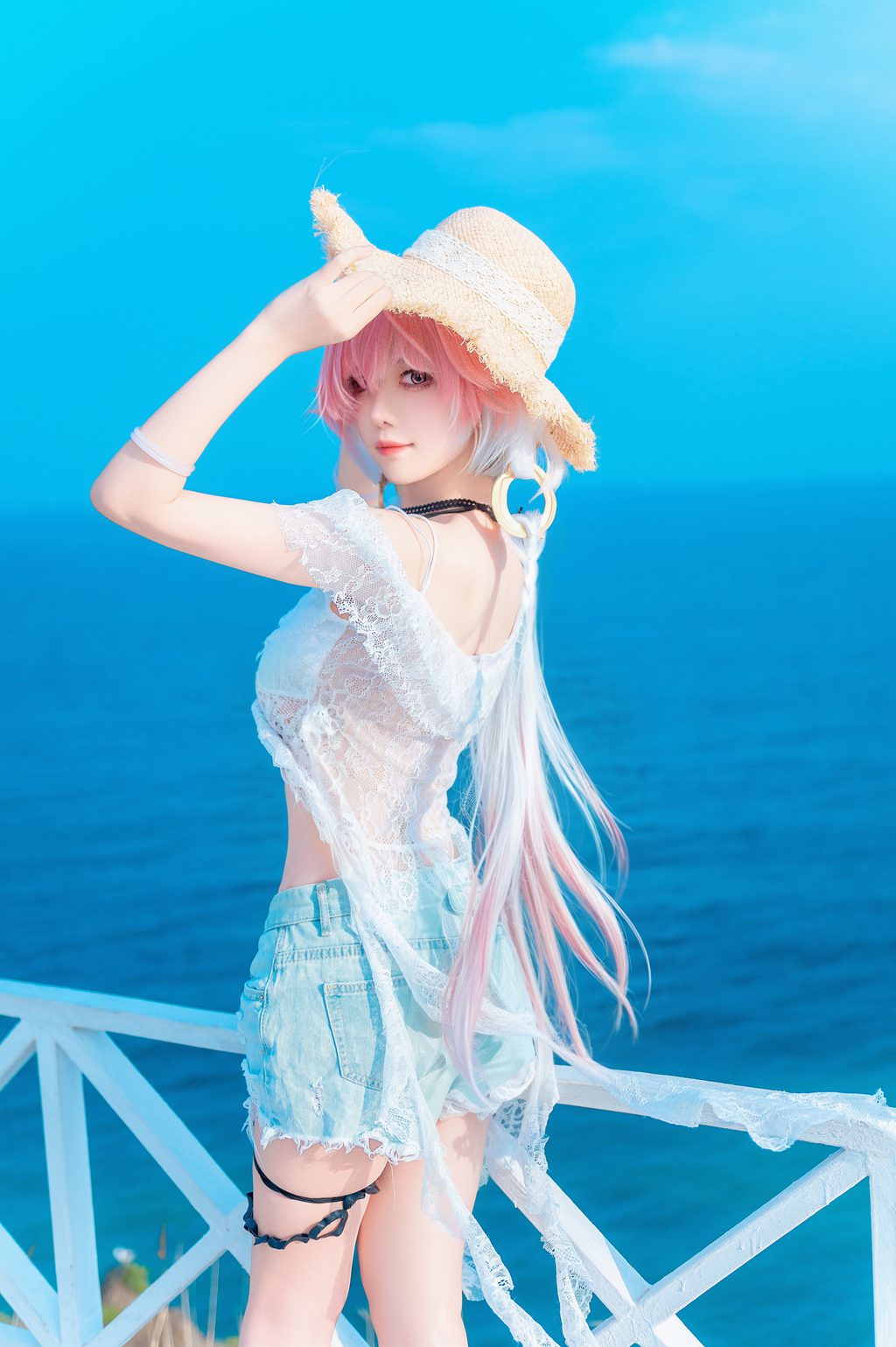 人气动漫Coser@Shika小鹿鹿  鸣潮 长离 海[22P-156.6M] 网红写真-第1张