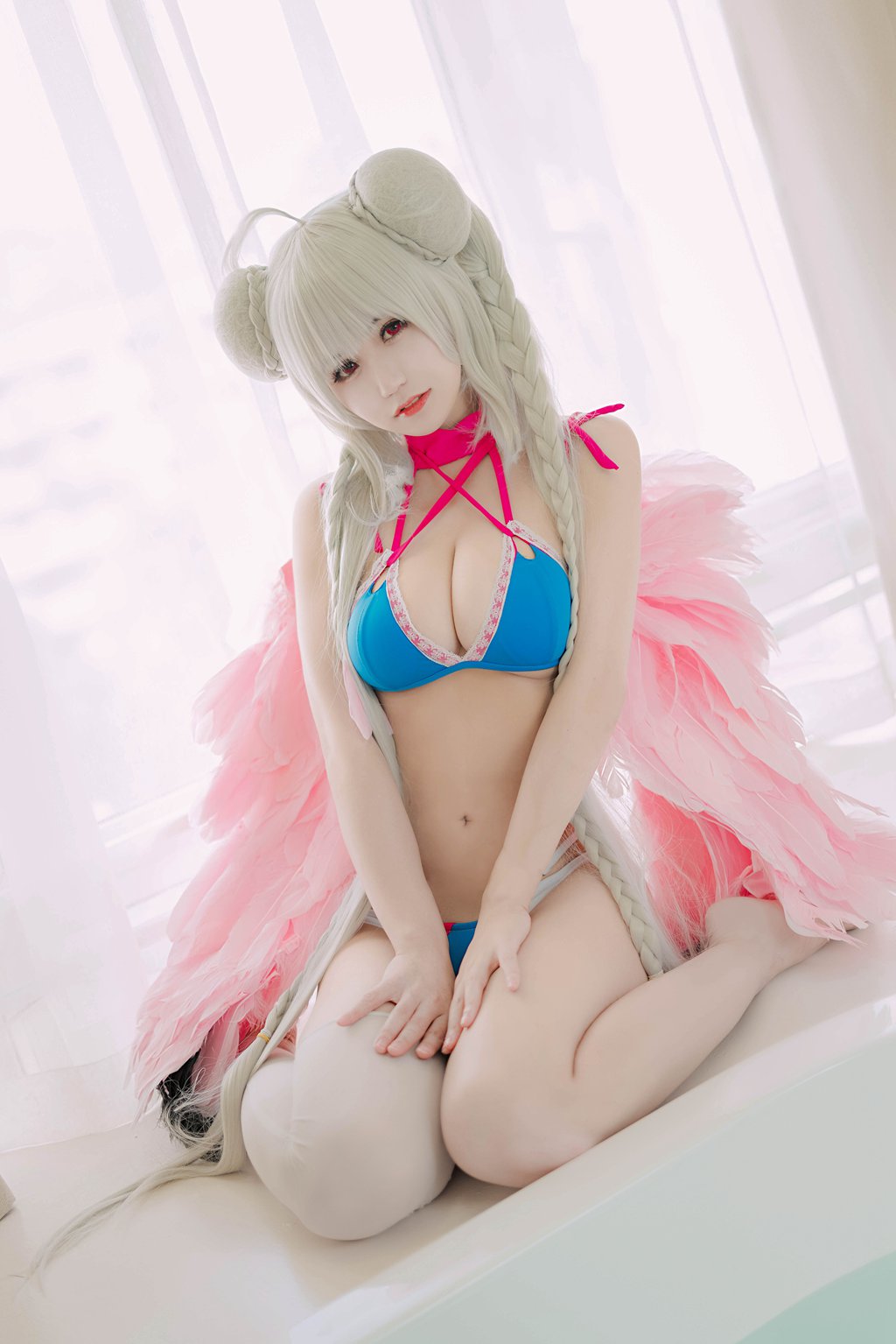 人气Coser@小仓千代 舰长 可畏泳装[20P-43M] 网红写真-第1张