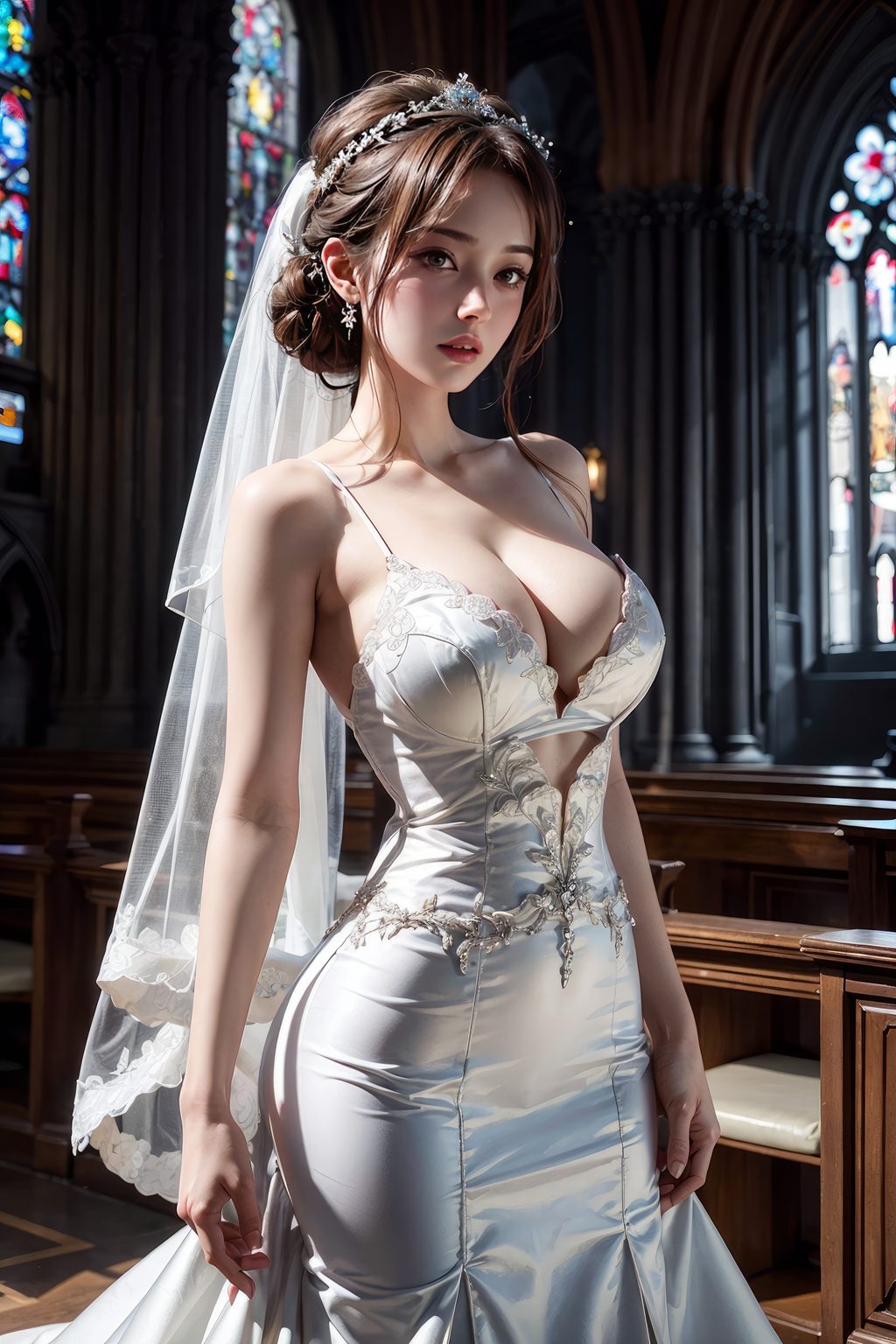 [AI绘画] 婚纱 [10P/75MB] AI美女-第1张