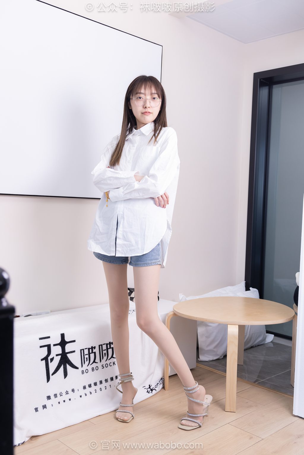 [BoBoSocks袜啵啵] NO.701 稚予 高跟凉鞋、薄肉丝（脚尖加固款）[160P/1V/6.48GB] 年费专享-第2张