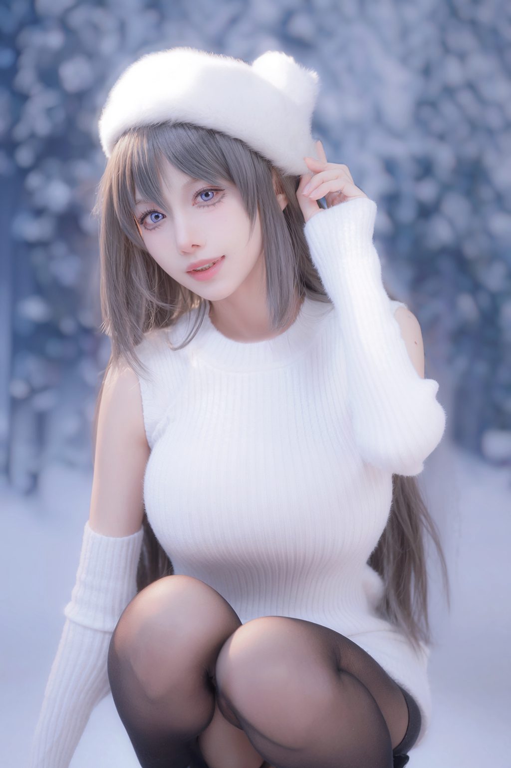 人气动漫Coser@Shika小鹿鹿 麻衣学姐 [25P-419MB] 网红写真-第4张