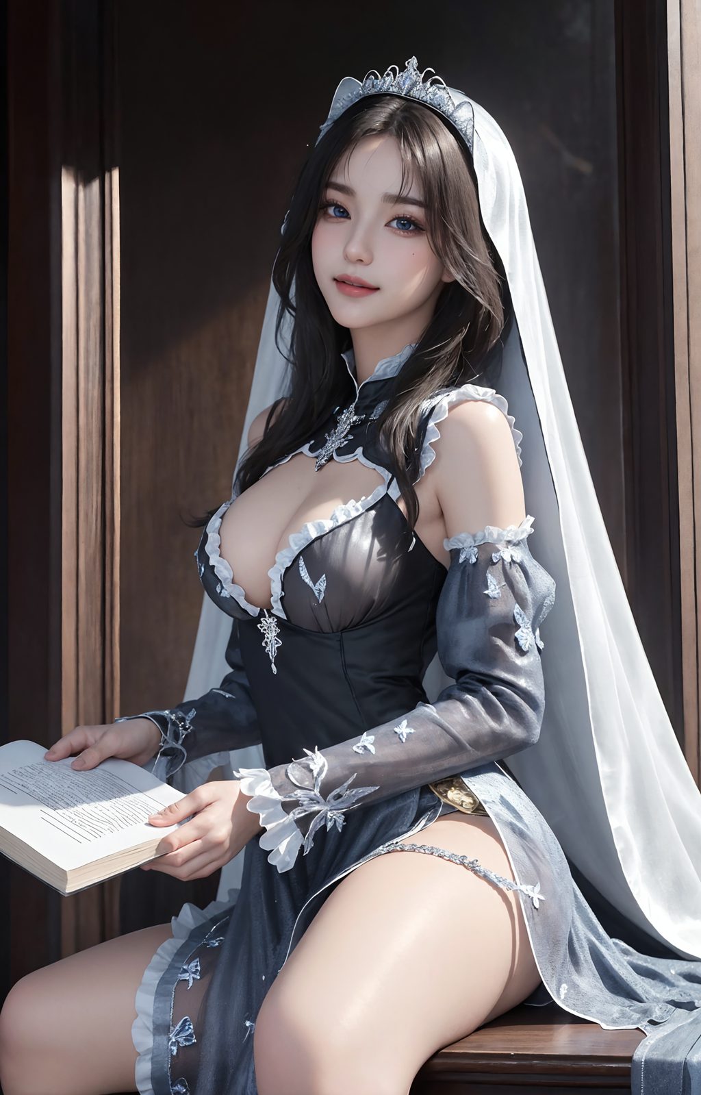 [AI绘画] 大长腿美修女 [45P/227MB] AI美女-第1张