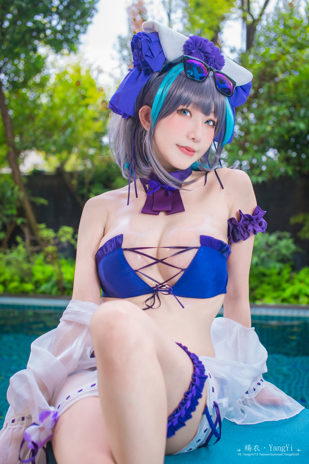 网红Coser@楊衣Yangyi –柴郡 [55P2V-262MB] 网红写真-第2张