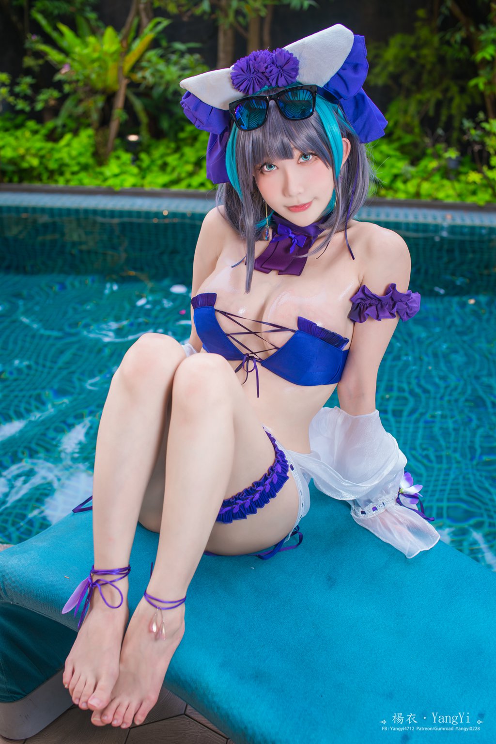 网红Coser@楊衣Yangyi –柴郡 [55P2V-262MB] 网红写真-第3张
