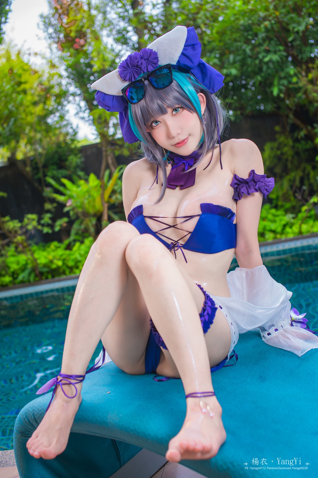 网红Coser@楊衣Yangyi –柴郡 [55P2V-262MB] 网红写真-第4张