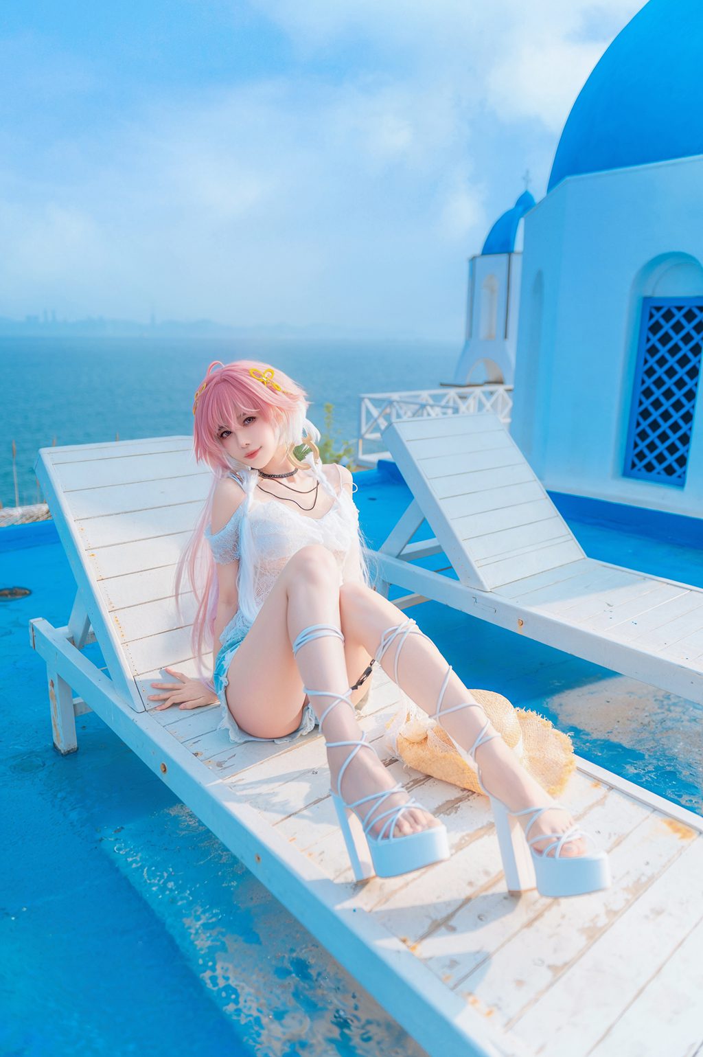 人气动漫Coser@Shika小鹿鹿  鸣潮 长离 海[22P-156.6M] 网红写真-第3张