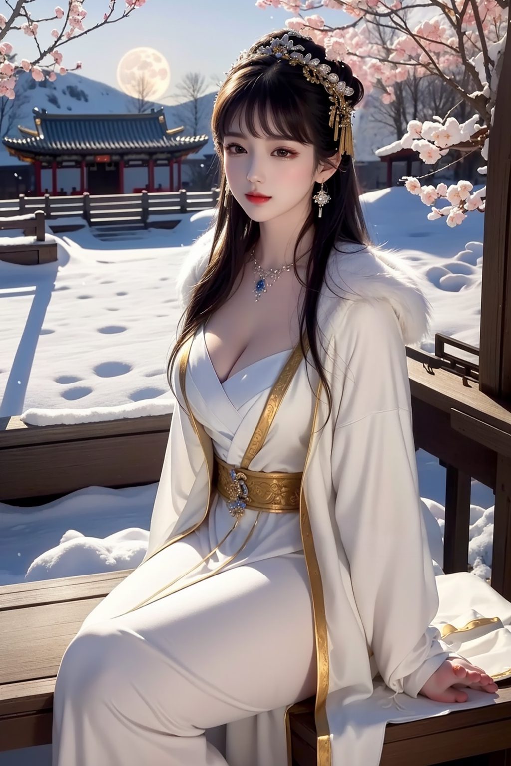 [AI绘画] 千山暮雪 [14P/38MB] AI美女-第2张
