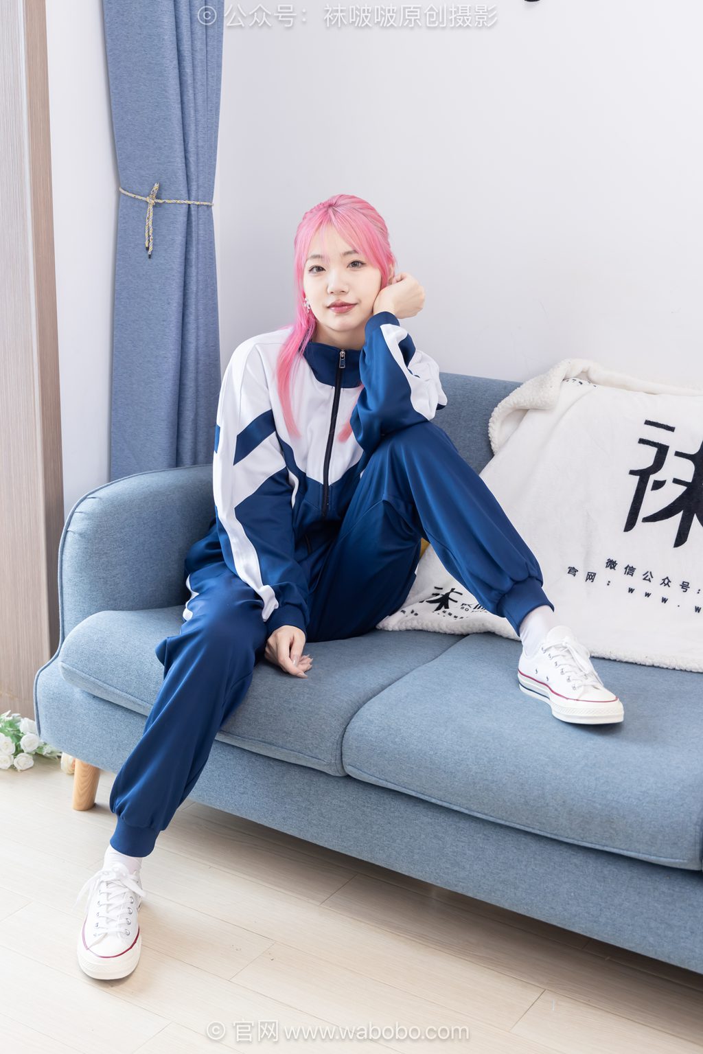 [BoBoSocks袜啵啵] NO.697 小甜豆 帆布鞋、短款厚白丝、校服 [153P/1V/5.78GB] 年费专享-第3张