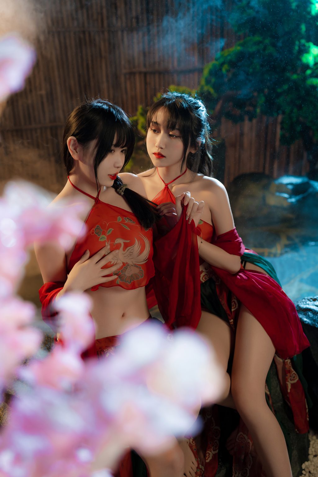 动漫博主@不呆猫&Tina很妖孽呀 古风双人[16P-226.3M] 网红写真-第3张