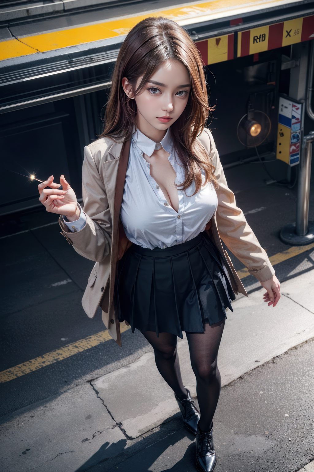 [AI绘画] 下班女友 [10P/93MB] AI美女-第3张