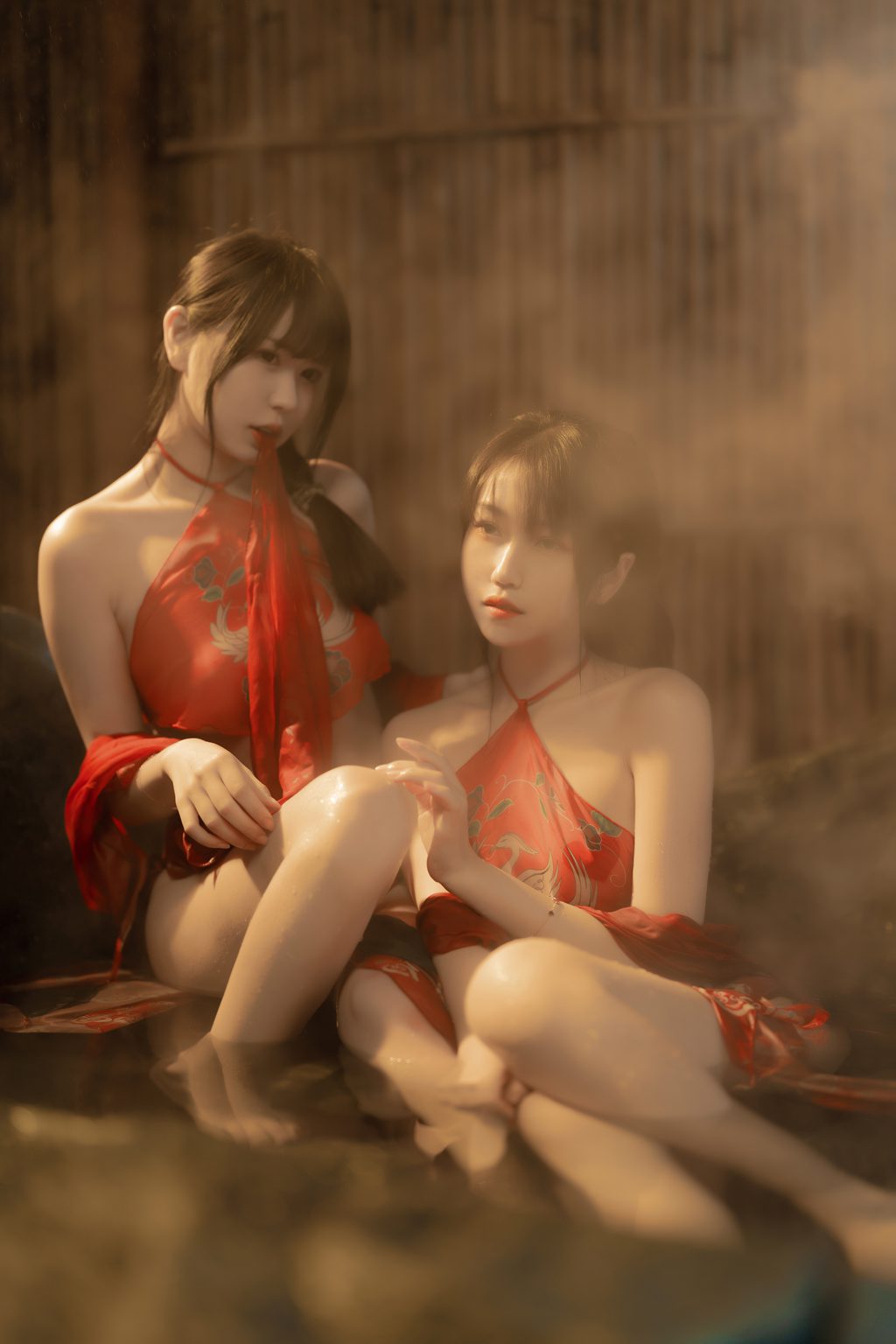 动漫博主@不呆猫&Tina很妖孽呀 古风双人[16P-226.3M] 网红写真-第4张