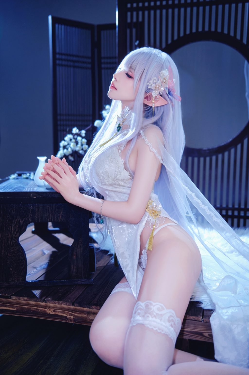 人气动漫Coser@Shika小鹿鹿 碧蓝航线 阿尔比恩[40P-471M] 网红写真-第2张
