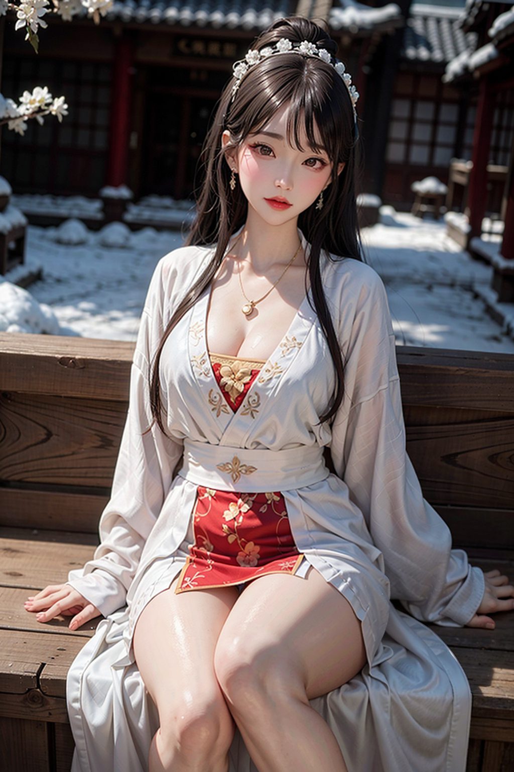 [AI绘画] 千山暮雪 [14P/38MB] AI美女-第4张
