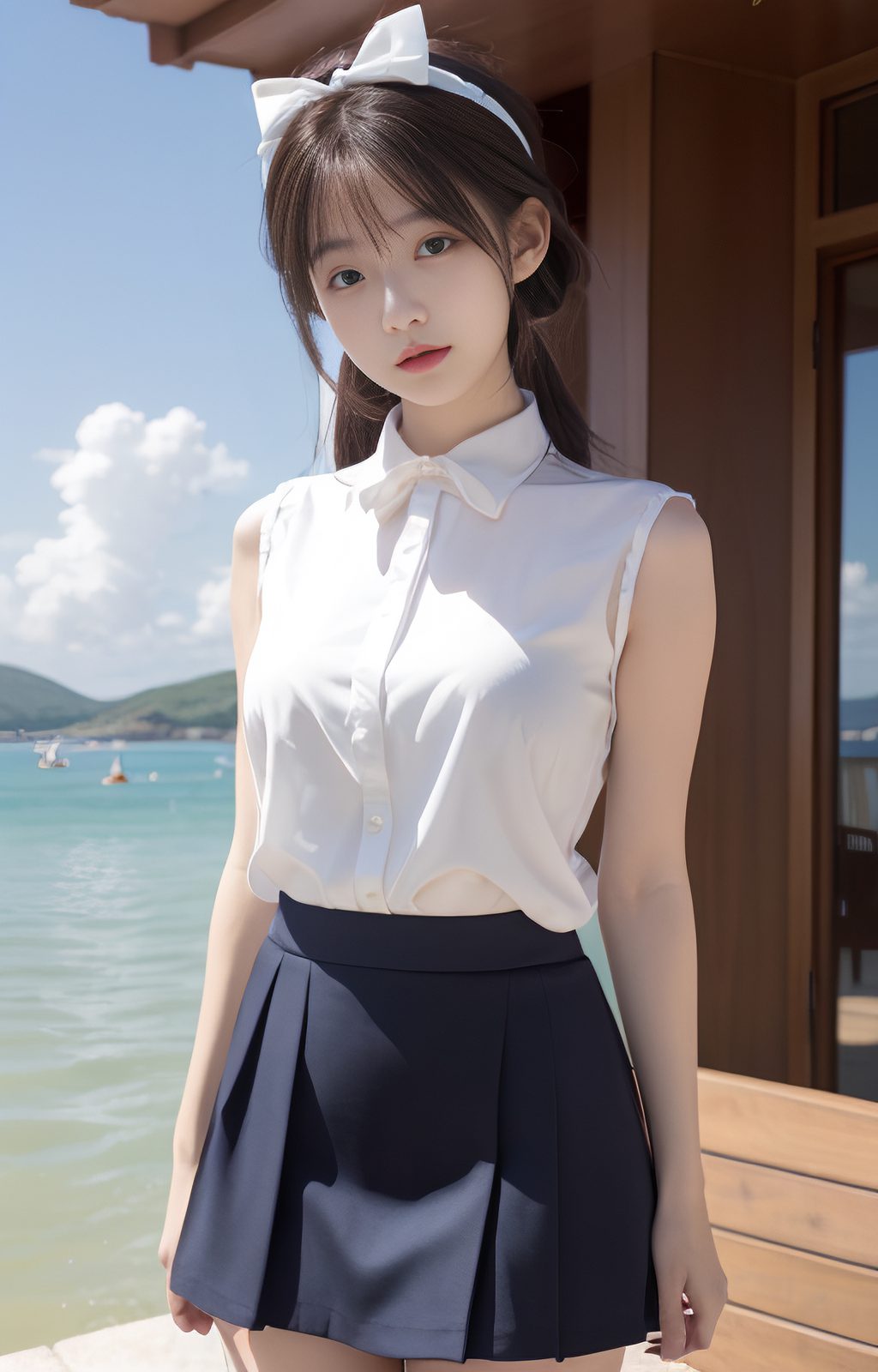 [AI绘画] 五一海边度假 [39P/138MB] AI美女-第3张