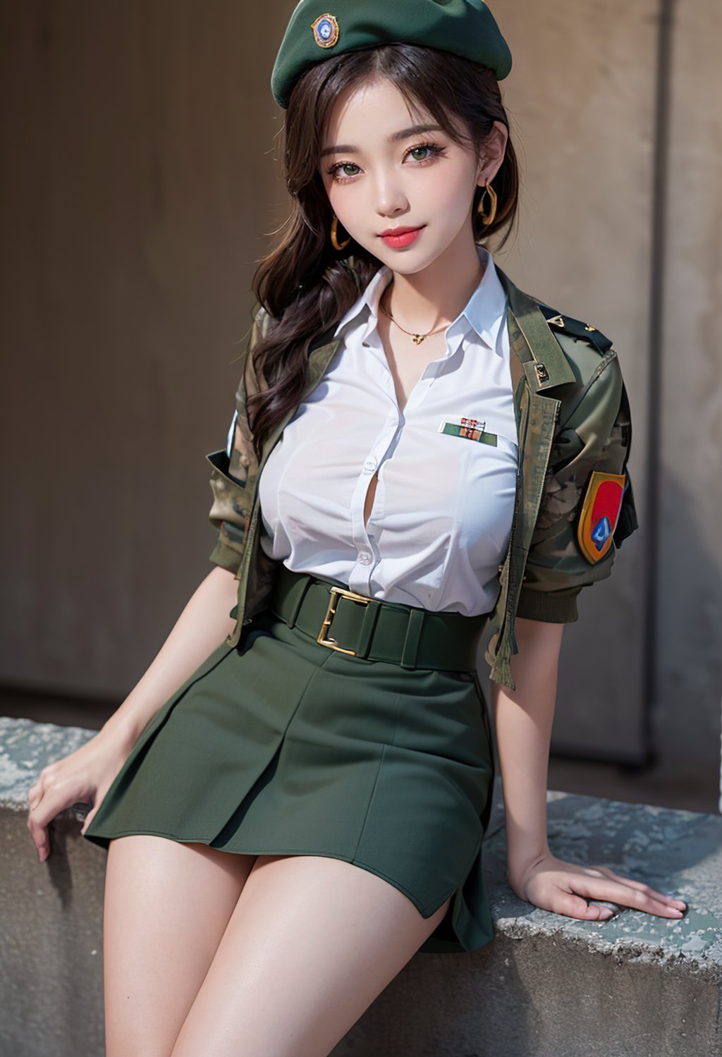 [AI绘画] 韩版美女大兵 [79P/285MB] AI美女-第3张