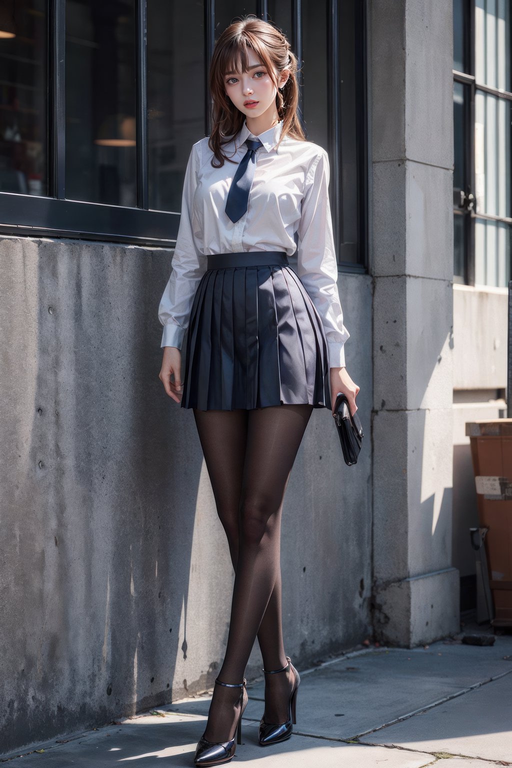 [AI绘画] JK制服 [10P/92MB] AI美女-第3张