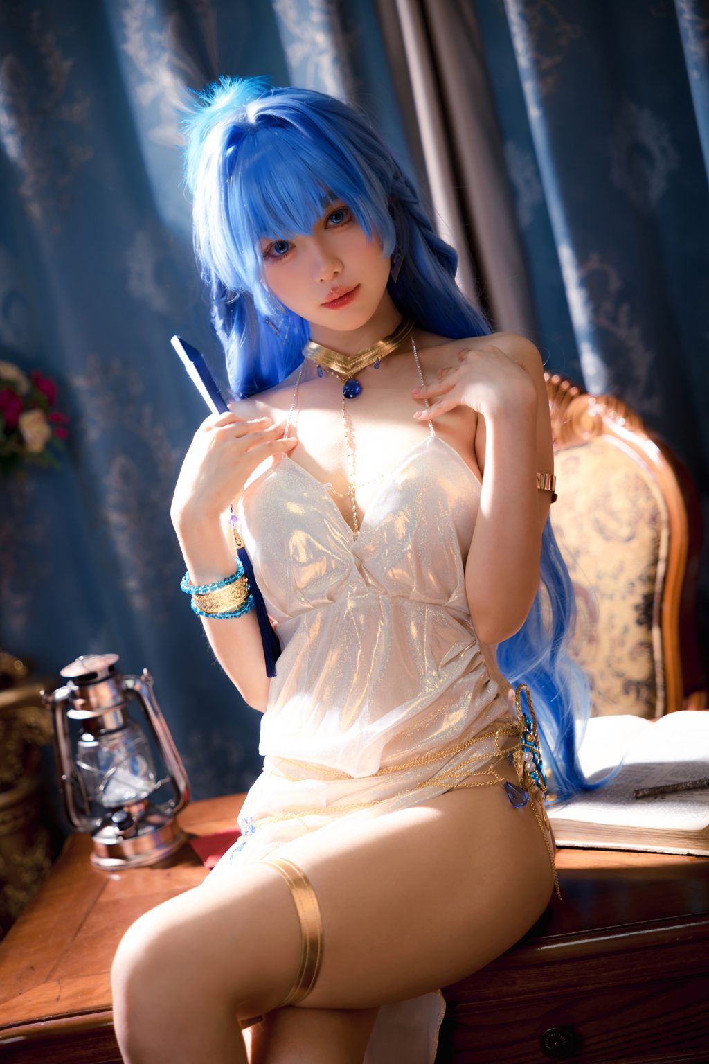 人气动漫Coser@Shika小鹿鹿 胜利女神海伦[37P-307M] 网红写真-第4张