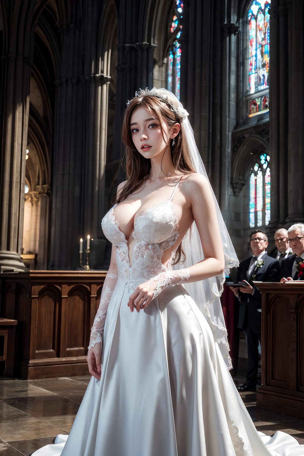 [AI绘画] 婚纱 [10P/75MB] AI美女-第3张