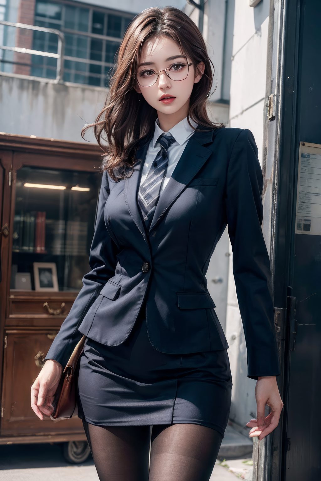 [AI绘画] 新来的老师 [11P/86MB] AI美女-第3张