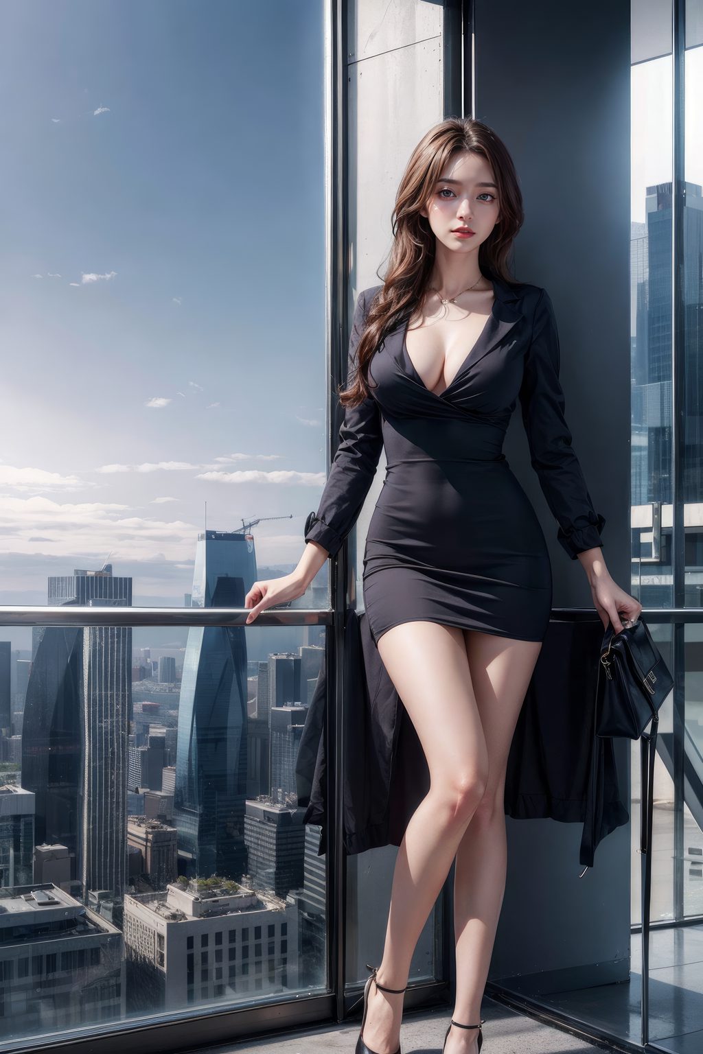 [AI绘画] 职业装 [10P/79MB] AI美女-第4张