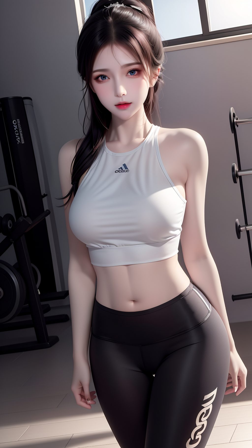 [AI绘画] 健身房紧身裤美女 [25P/25MB] AI美女-第1张