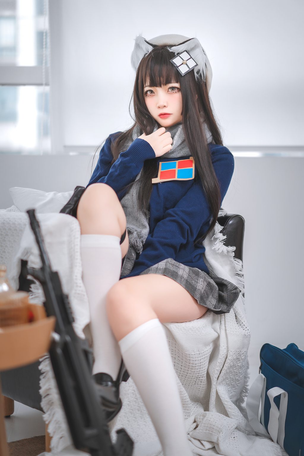 人气Coser动漫博主@二佐Nisa 少女前线 95式JK [13P/142MB] 网红写真-第1张