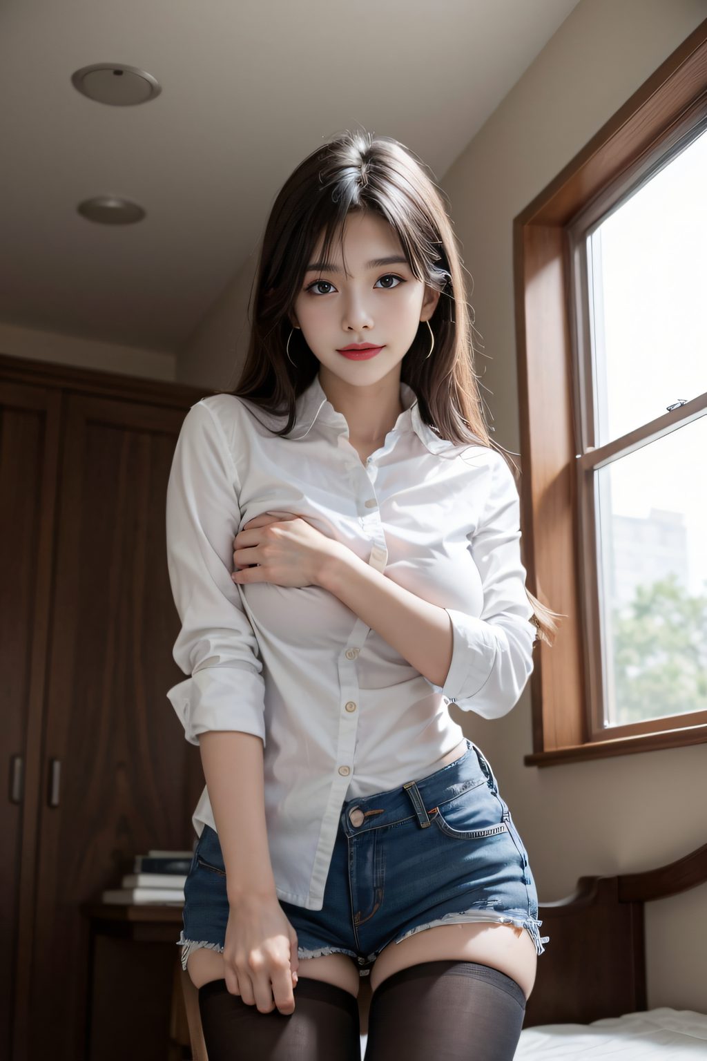 [AI绘画] 摸着良心系列之你喜不喜欢我这款 [39P/407MB] AI美女-第1张