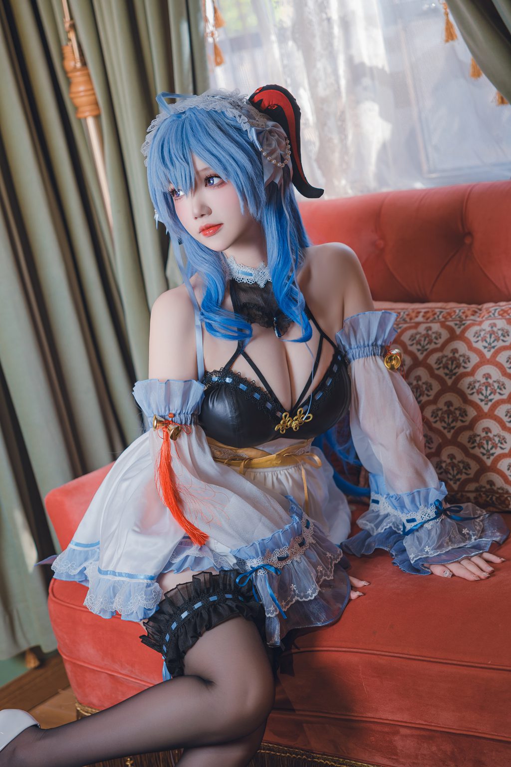 动漫博主@雪晴Astra 原神 甘雨女仆 [31P/1V/806MB] 网红写真-第3张