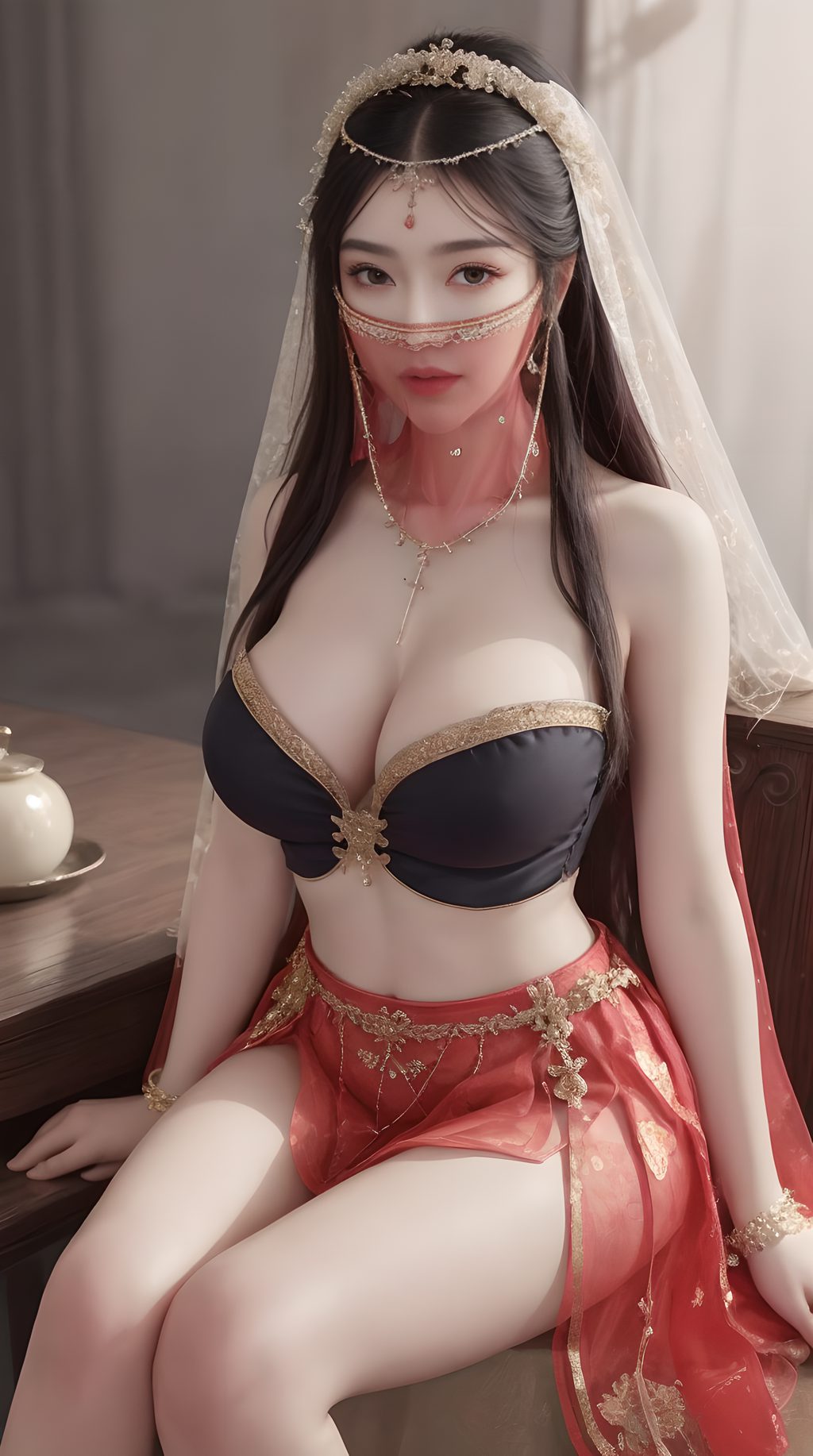 [AI绘画] 异族风情面纱 [49P/279MB] AI美女-第3张