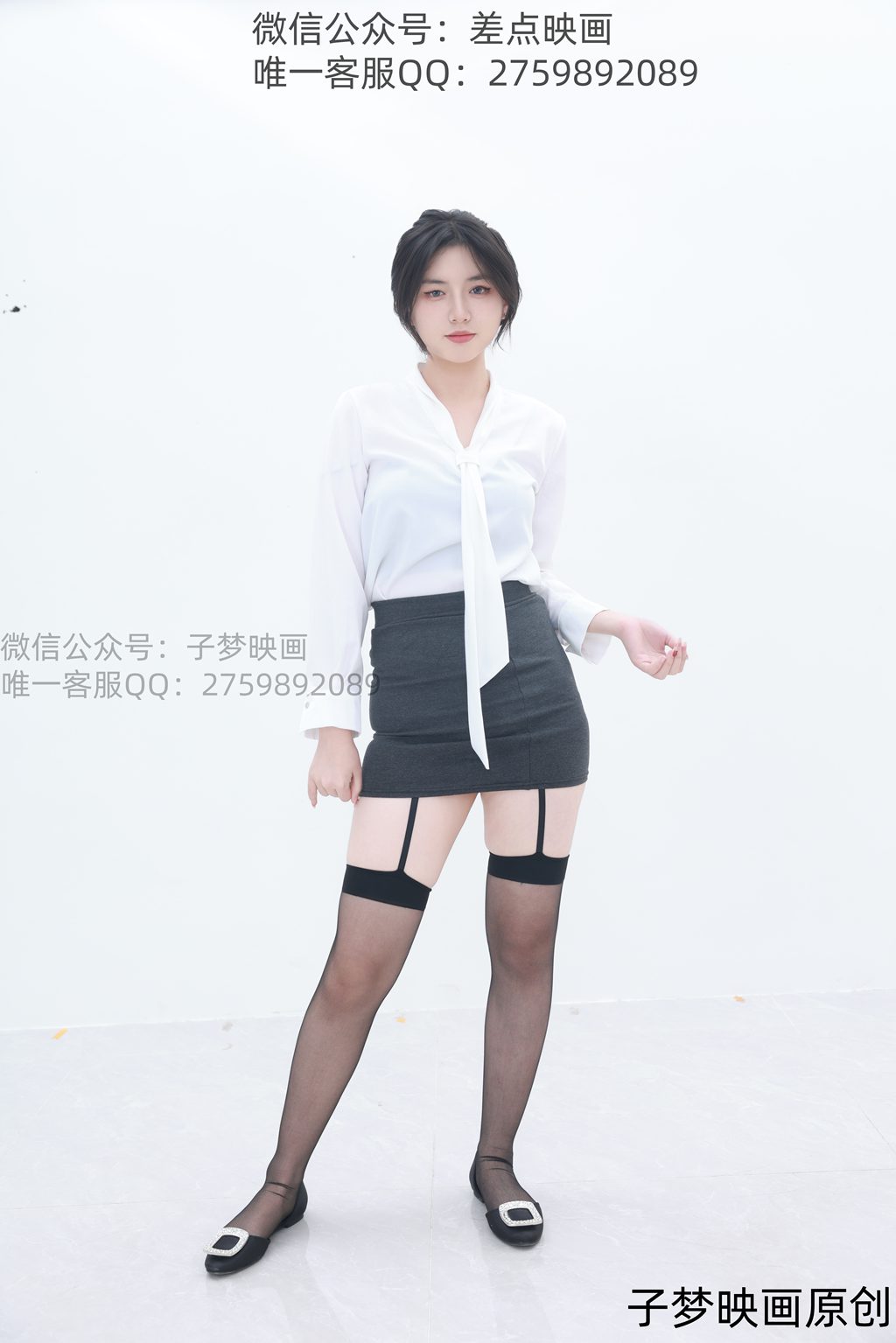 差点映画 第288期-笑笑-肉腿OL（照片花絮版）[343P/1V/3.84GB] 差点映画-第2张