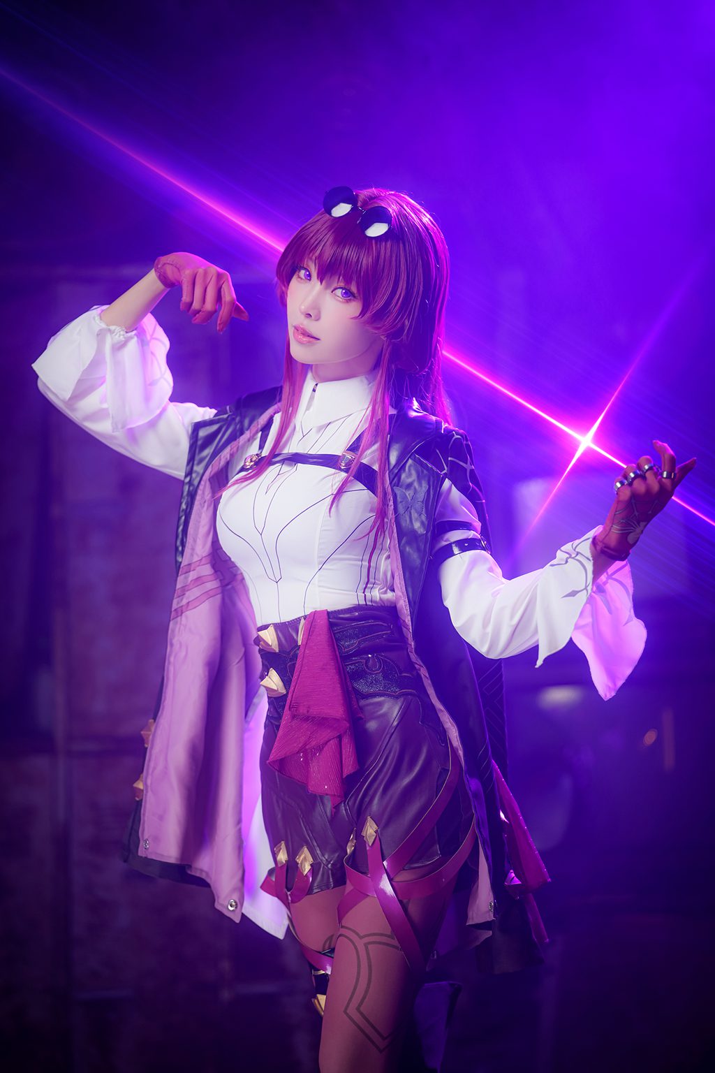 台湾Coser@ ElyEE子 2025年09月订阅 Kafka卡芙卡 [25P5V140MB] 网红写真-第2张