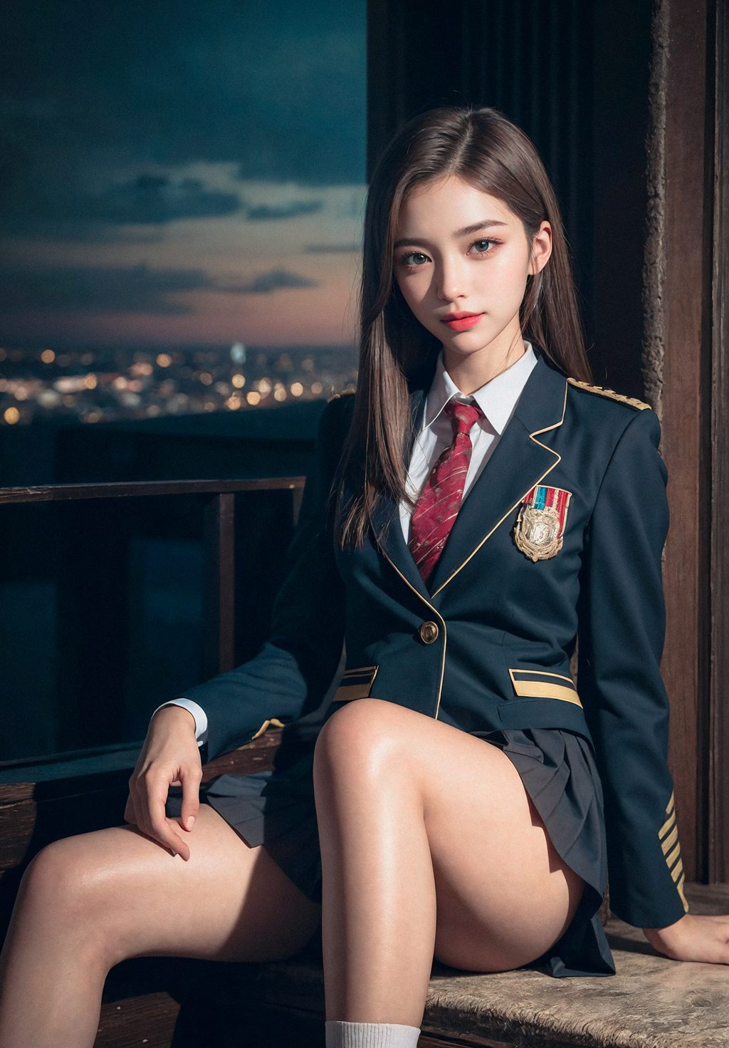 [AI绘画] 学生制服 [75P/351MB] AI美女-第3张