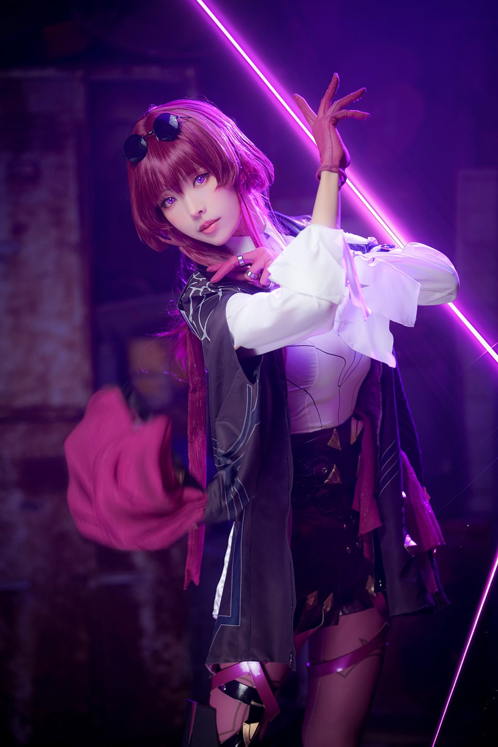台湾Coser@ ElyEE子 2025年09月订阅 Kafka卡芙卡 [25P5V140MB] 网红写真-第3张