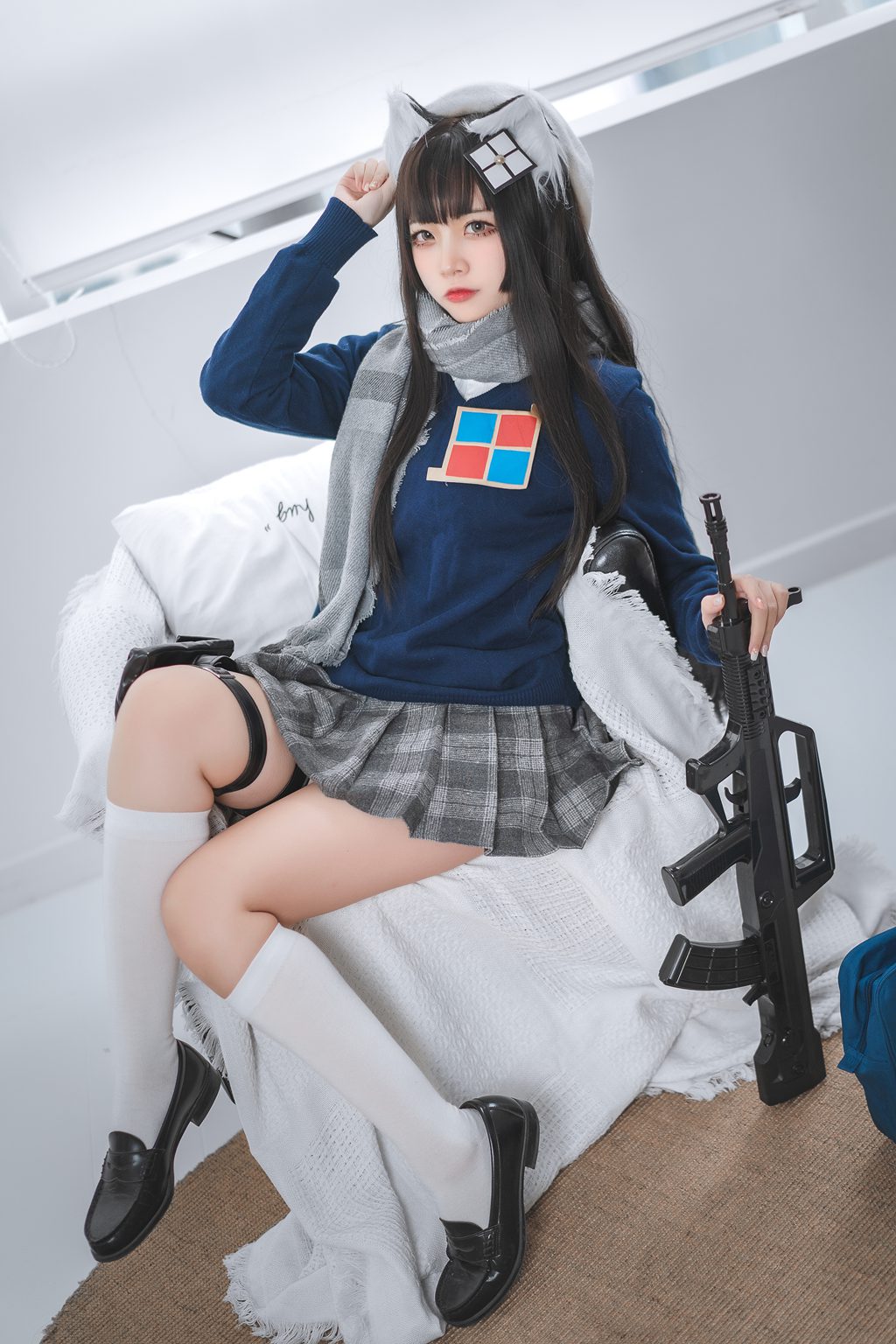 人气Coser动漫博主@二佐Nisa 少女前线 95式JK [13P/142MB] 网红写真-第4张