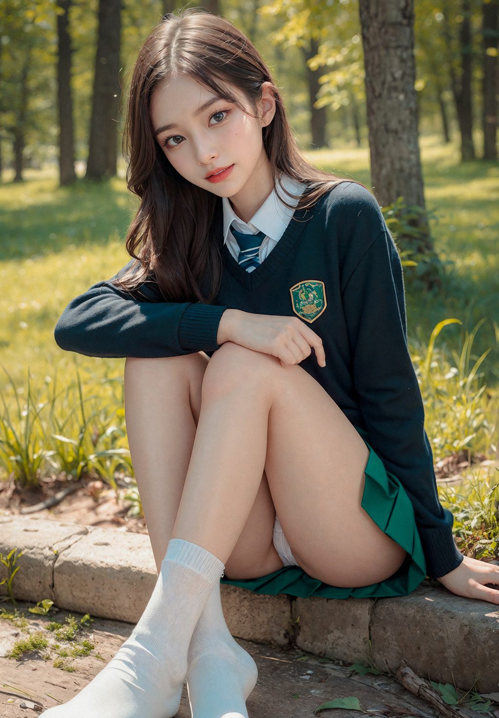 [AI绘画] 林中漫步 [86P/442MB] AI美女-第2张
