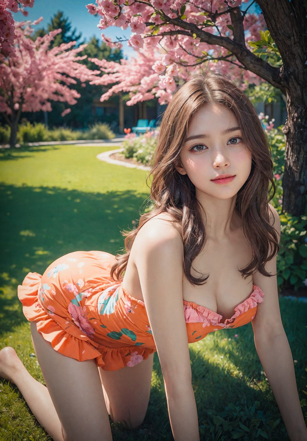 [AI绘画] 苹果花园 [75P/349MB] AI美女-第4张