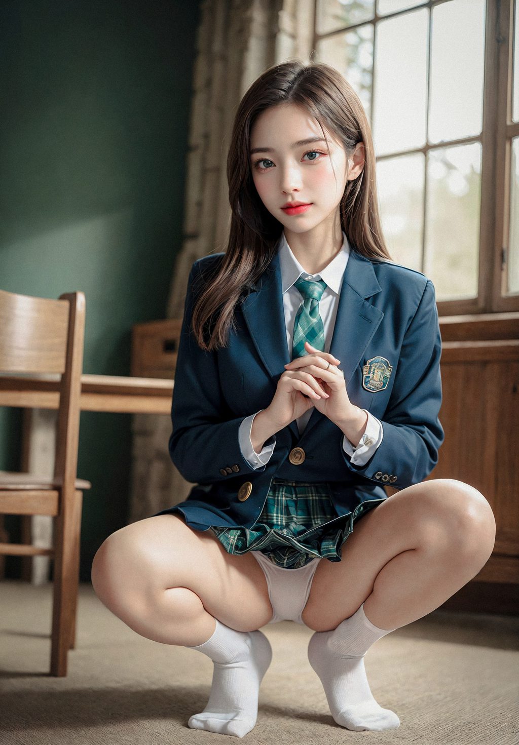[AI绘画] 校服 [23P/107MB] AI美女-第4张
