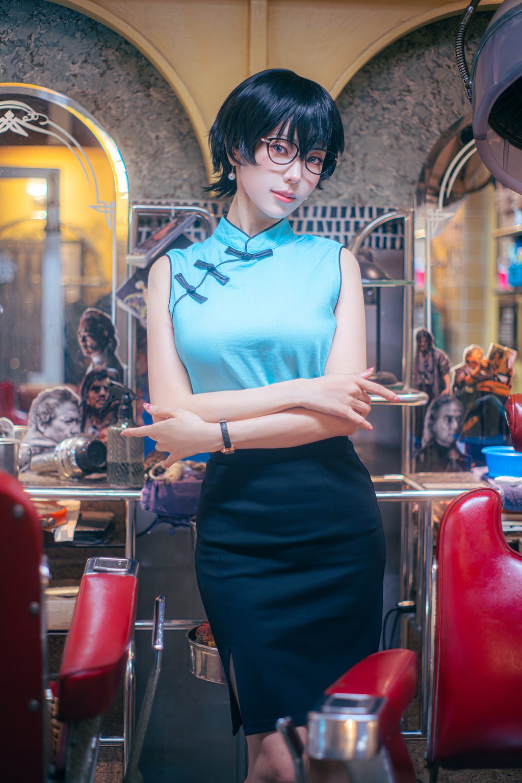 台湾Coser@ ElyEE子 2025年10月订阅B.Reiko Kujirai 鯨井令子 [46P106MB] 网红写真-第4张