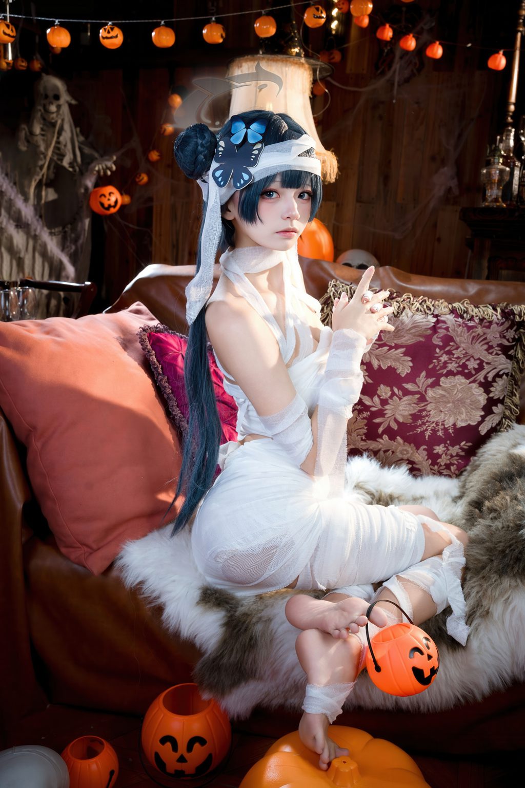 人气Coser@九柒喵 好美+妃咲万圣节 [51P/842MB] 网红写真-第3张