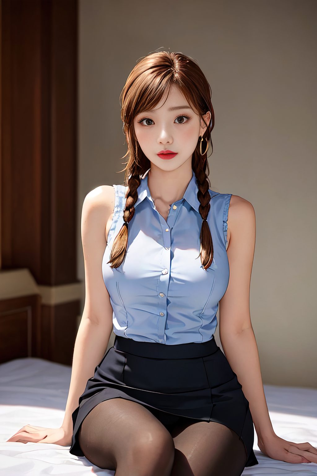 [AI绘画] 清纯美女的口罩范1 [75P/244MB] AI美女-第3张