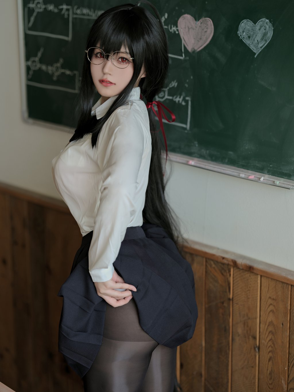 人气Coser@小仓千代 碧蓝航线 大凤JK[45P-122MB] 网红写真-第4张