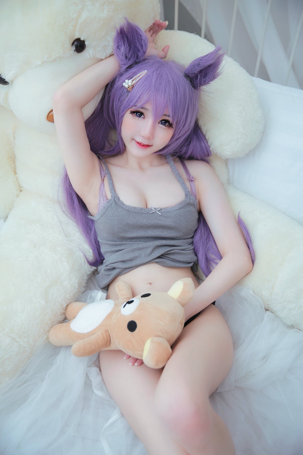 马来西亚妹纸@Sally Dorasnow Keqing Lingerie [46P/156MB] 网红写真-第1张