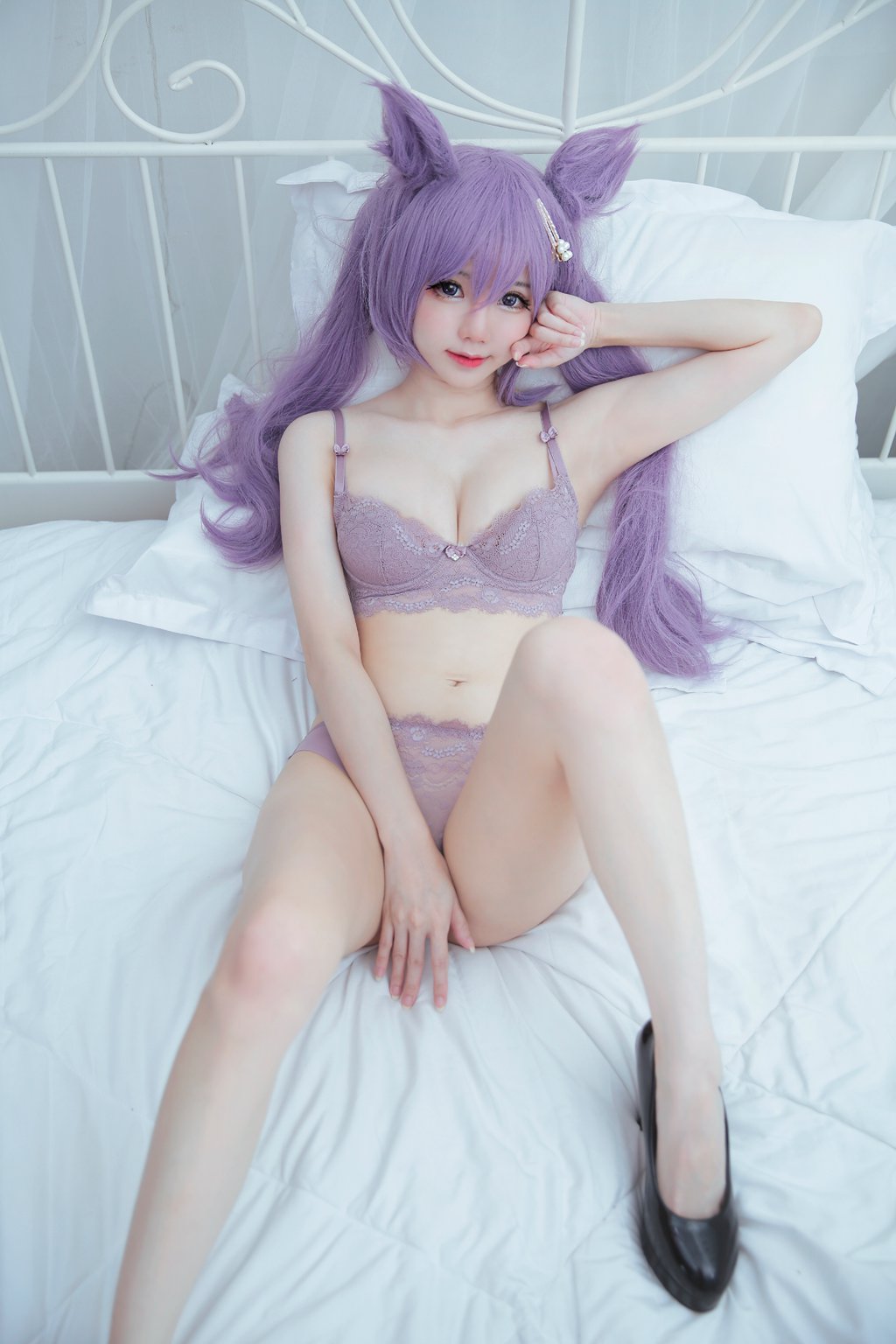 马来西亚妹纸@Sally Dorasnow Keqing Lingerie [46P/156MB] 网红写真-第3张