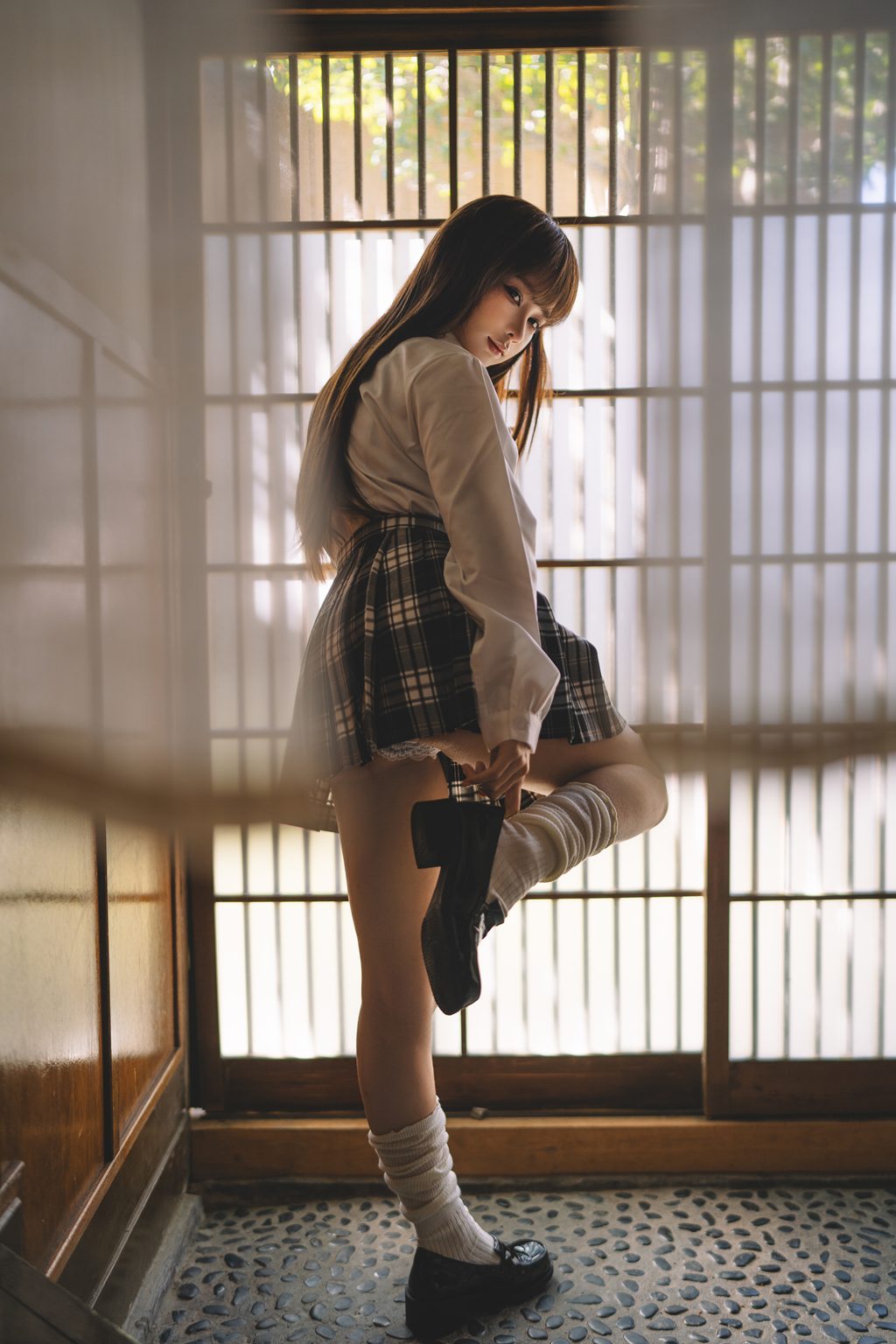 知名动漫博主@蠢沫沫 JK [32P/398MB] 网红写真-第3张