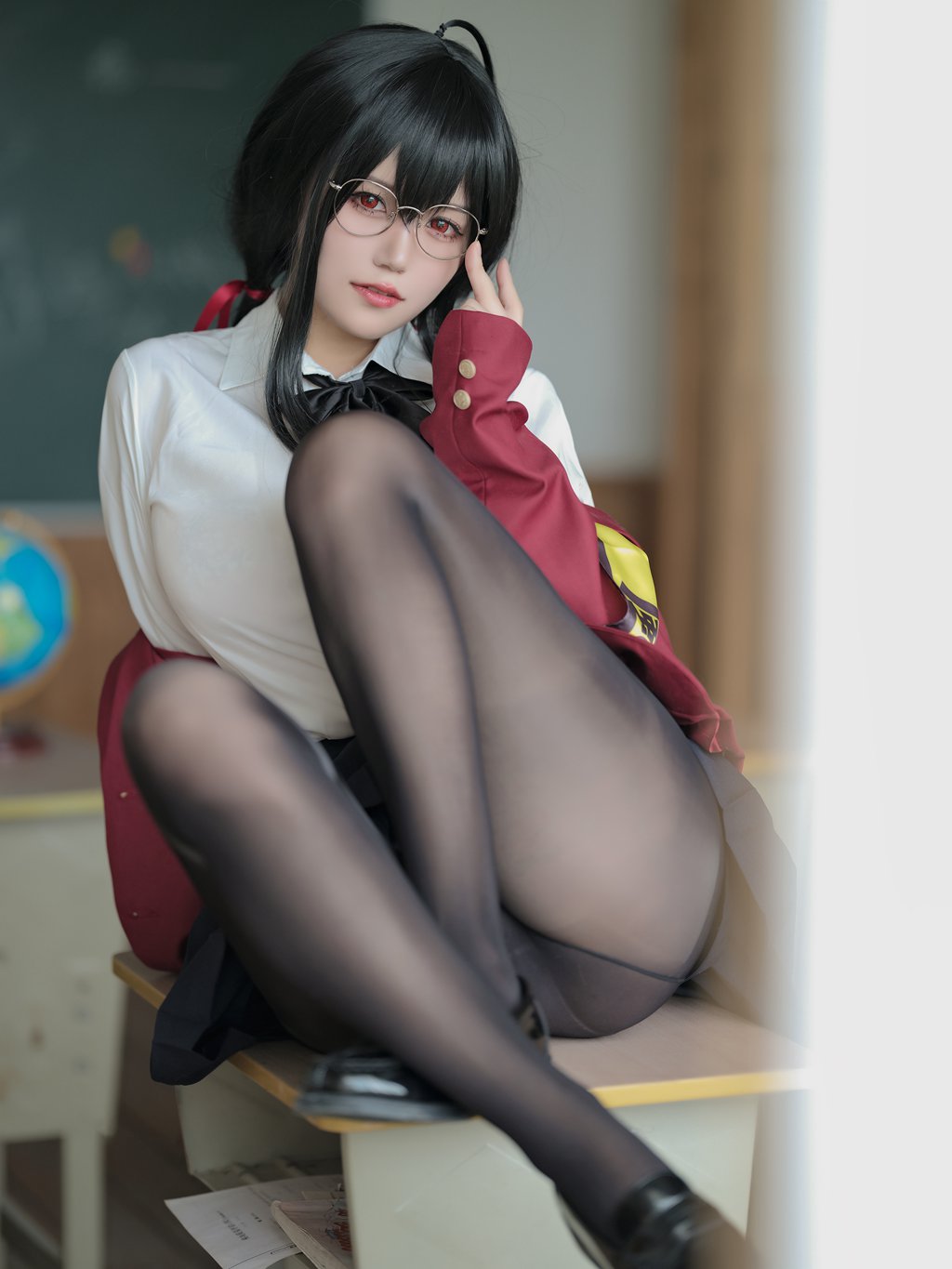 人气Coser@小仓千代 碧蓝航线 大凤JK[45P-122MB] 网红写真-第2张
