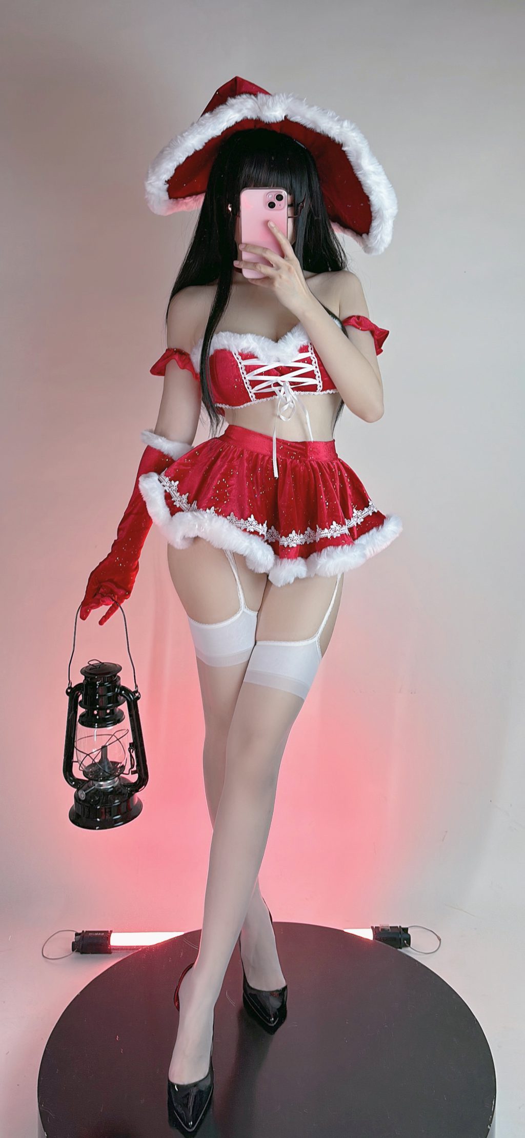 动漫博主@miko酱ww 圣诞魔女[45P-89M] 网红写真-第1张